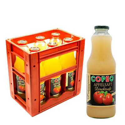 COPEO Apfelsaft (trüb) 100% 6x1,0l (MEHRWEG)