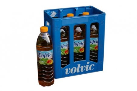 VOLVIC TEE-CREATION Pfirsich 6/1,5 (EINWEG)