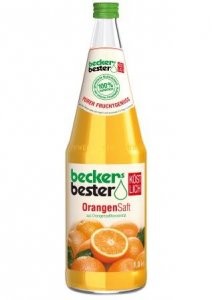 BECKER'S ORANGENSAFT 100% 6x1,0 (MEHRWEG)