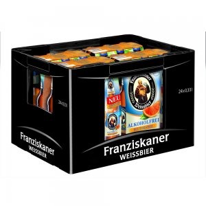 Franziskaner Blutorange alkoholfrei 24x0,33l (MEHRWEG)