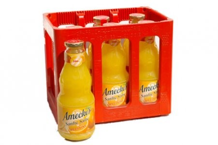 AMECKE ORANGENSAFT 100% Sanft 6 x 0,75l (MEHRWEG)