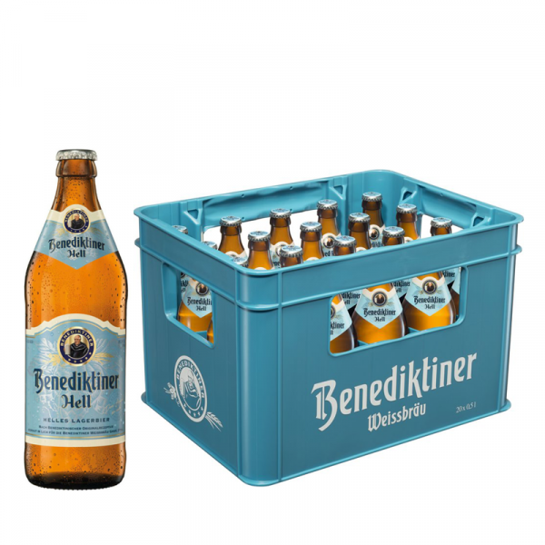 BENEDIKTINER Hell 20×0,5l