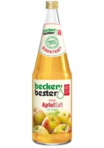 BECKER's APFELSAFT KLAR 100% 6x1,0 (MEHRWEG)