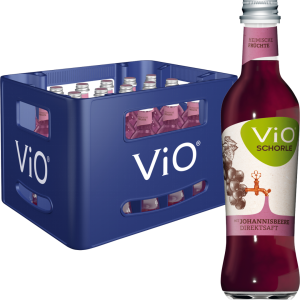 VIO BIO Johannisbeere 24x0,3l Glas (MEHRWEG)