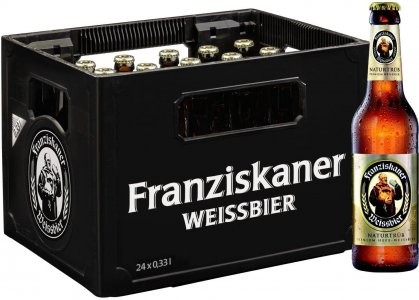 FRANZISKANER Weissbier 24x0,33l (MEHRWEG)