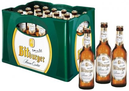 BITBURGER Pils 20x0,5l (MEHRWEG)