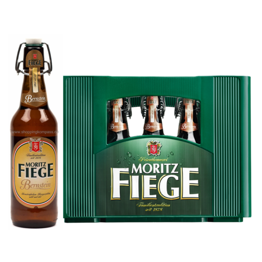 MORITZ FIEGE Bernstein 20×0,5l Bügel (MEHRWEG)